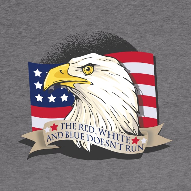 Patriotic American Eagle Quote by BamBam